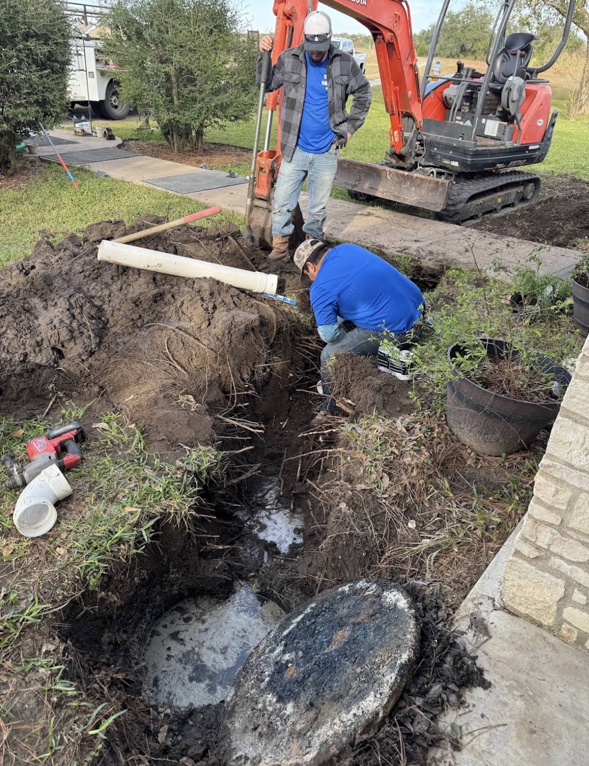 Sewer line repair